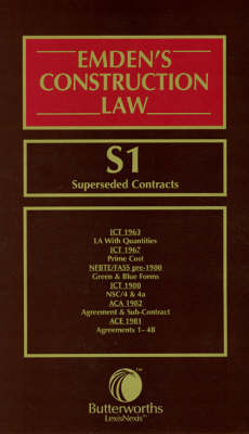 Emden's Construction Law Superseded Contracts Set