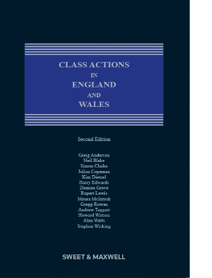 Class Actions in England & Wales 2nd edition