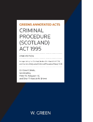 Criminal Procedure (Scotland) Act 1995 22nd edition
