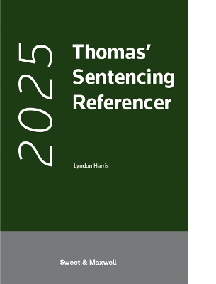 Thomas' Sentencing Referencer 2025th edition