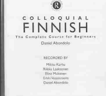 Colloquial Finnish: The Complete Course for Beginners