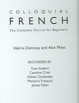 Colloquial French Cassette: The Complete Course for Beginners 3rd New edition