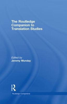 Routledge Companion to Translation Studies