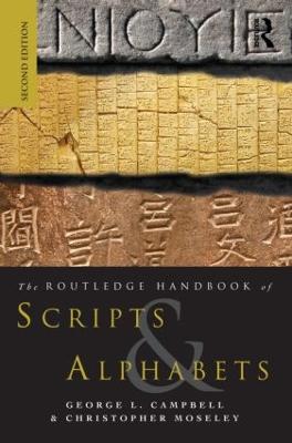 Routledge Handbook of Scripts and Alphabets 2nd edition