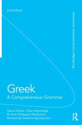 Greek: A Comprehensive Grammar of the Modern Language 2nd edition
