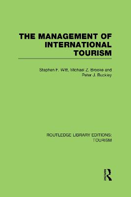 Management of International Tourism (RLE Tourism)