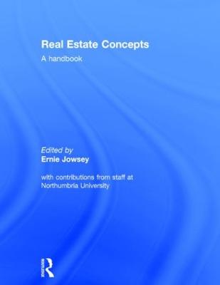 Real Estate Concepts: A Handbook