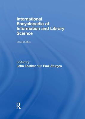 International Encyclopedia of Information and Library Science 2nd edition