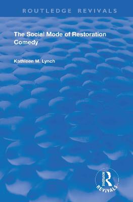 Social Mode of Restoration Comedy