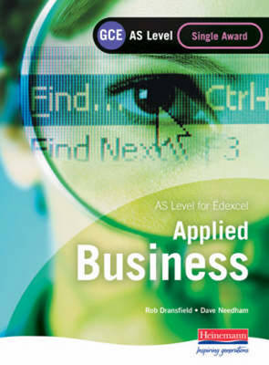 GCE AS Level Applied Business Single Award for Edexcel Student Book, Student book