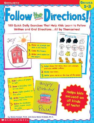 Follow the Directions!: Grades 1-3