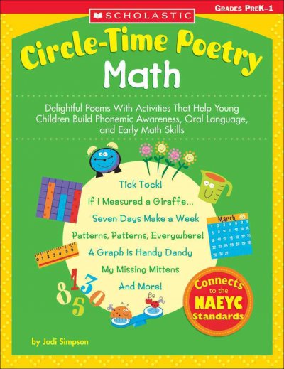 Circle-Time Poetry: Math: Delightful Poems with Activities That Help Young Children Build Phonemic  Awareness, Oral Language, and Early Math Skills