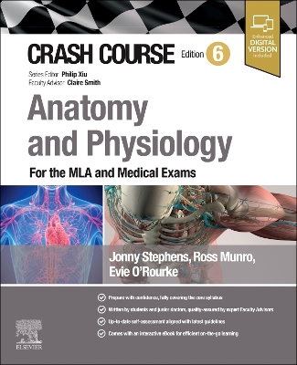 Crash Course Anatomy and Physiology: For the MLA and Medical Exams 6th edition
