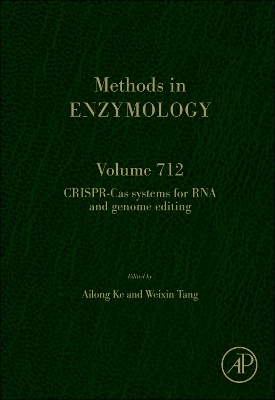 CRISPR-Cas Systems for RNA and Genome Editing, Volume 712