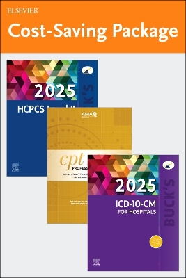 Buck's 2025 ICD-10-CM For Hospitals, AMA 2025 CPT® Professional, and Buck's  2025 HCPCS Level II