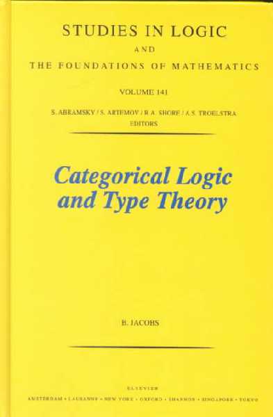 Categorical Logic and Type Theory, Volume 141