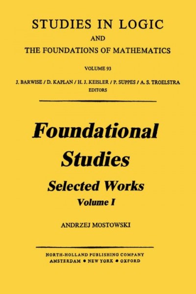 Provability, Computability and Reflection, Volume 93A