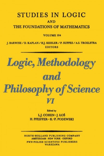 Logic, Methodology and Philosophy of Science: International Congress Proceedings, 6th