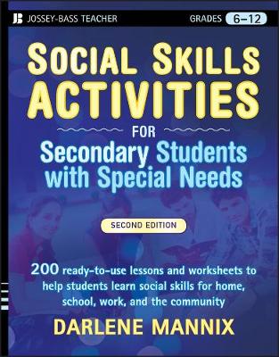 Social Skills Activities for Secondary Students with Special Needs 2nd edition