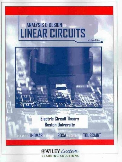 Analysis and Design of Linear Circuits 6