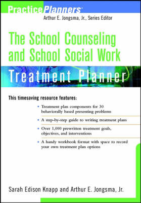 School Counseling and School Social Work Treatment Planner