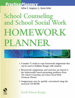 School Counseling and School Social Work Homework Planner