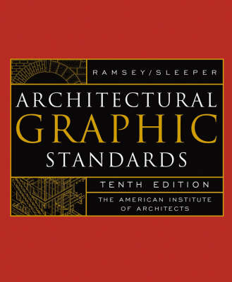 Architectural Graphic Standards 10th Revised edition
