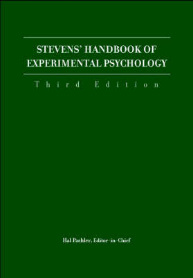 Stevens' Handbook of Experimental Psychology, Set: Stevens Handbook of Experimental Psychology 3e 4V Set 4 Volumes