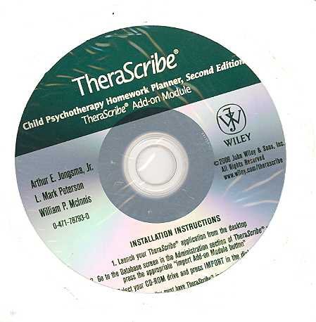 Child Psychotherapy Homework Planner 2nd ed.