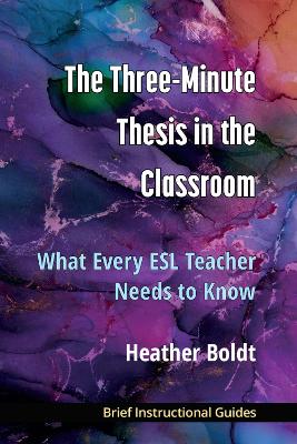Three Minute Thesis in the Classroom: What Every ESL Teacher Needs to Know