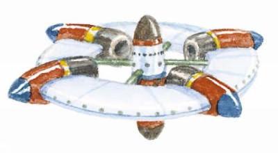 Spaceships Stickers