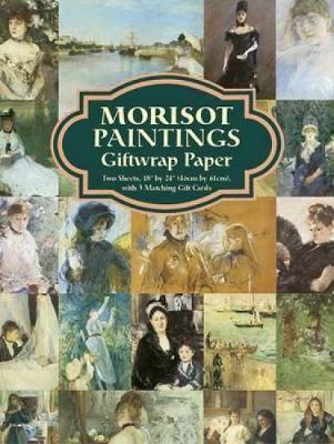Morisot Paintings Giftwrap Paper: Two Sheets 18 X 24 (46 CM. X 61 CM.) with 3 Matching Gift Cards