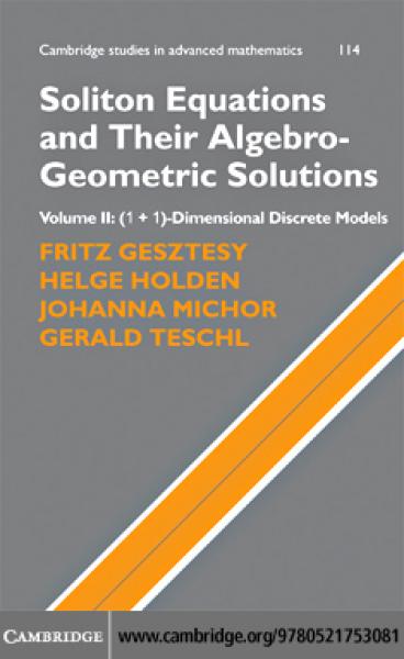 Soliton Equations and Their Algebro-Geometric Solutions: Volume 2, (1+1)-Dimensional Discrete Models