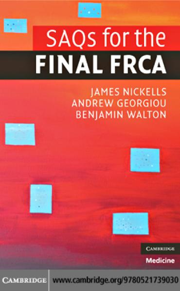 SAQs for the Final FRCA