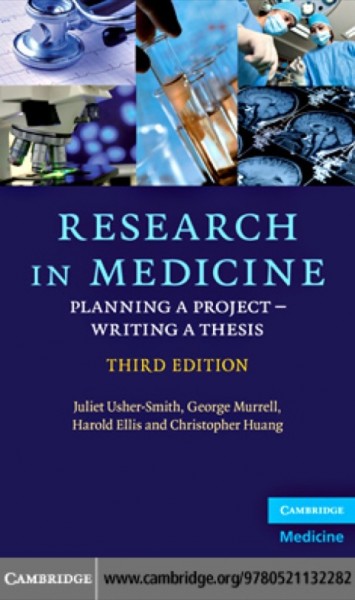 Research in Medicine: Planning a Project - Writing a Thesis