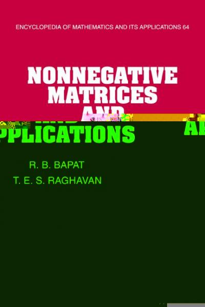 Nonnegative Matrices and Applications
