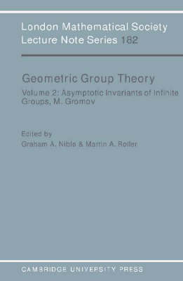 Geometric Group Theory: Volume 2