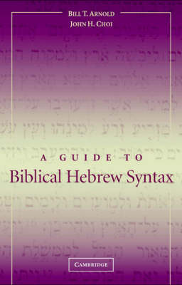 Guide to Biblical Hebrew Syntax