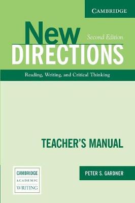New Directions Instructor's Manual