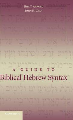 Guide to Biblical Hebrew Syntax