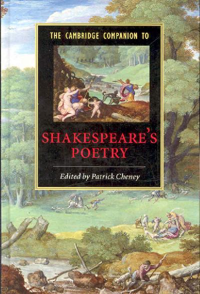 Cambridge Companion to Shakespeare's Poetry