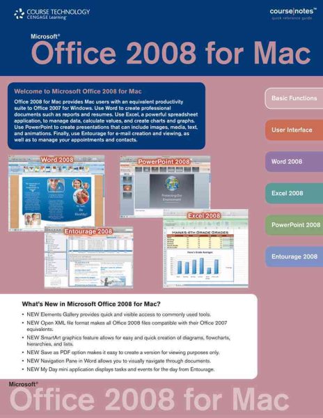 Office 2008 for Mac Coursenotes