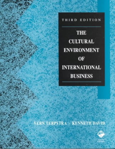 Cultural Environment of International Business 3rd Revised edition