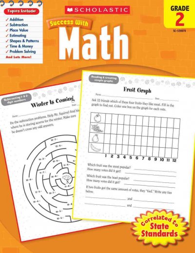 Scholastic Success with Math: Grade 2 Workbook