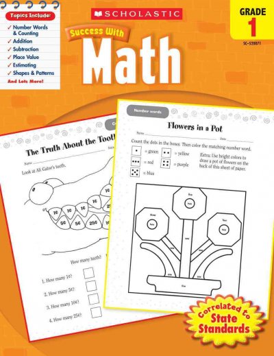 Scholastic Success with Math: Grade 1 Workbook