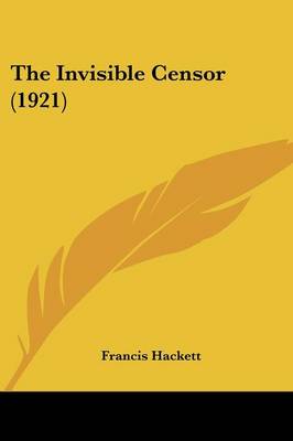 Invisible Censor (1921)