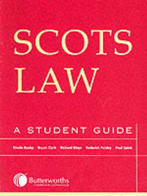 Scots Law: A Student's Guide
