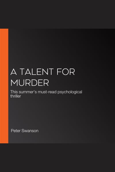 Talent for Murder