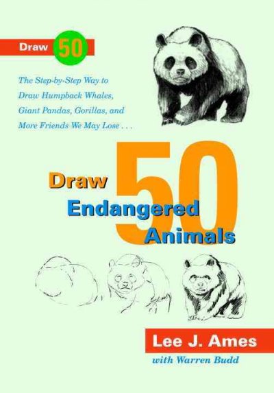 Draw 50 Endangered Animals Turtleback School & Library ed.