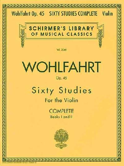 Franz Wohlfahrt - 60 Studies, Op. 45 Complete Books 1 and 2